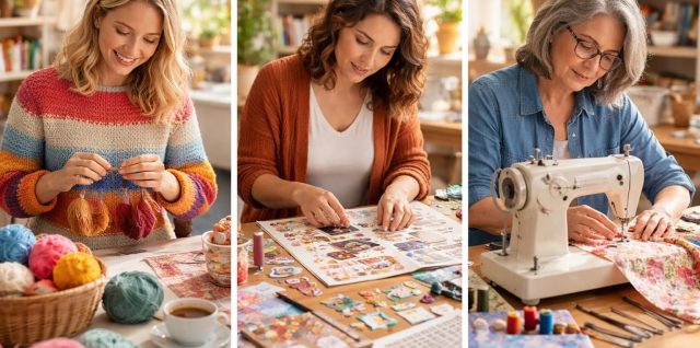 découvrez l'univers inspirant des femmes créatives passionnées de loisirs avec des idées diy, du tricot, du scrapbooking et de la couture maison pour exprimer votre créativité.